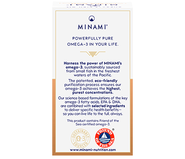 MINAMI MorEPA Gold Back of Pack 