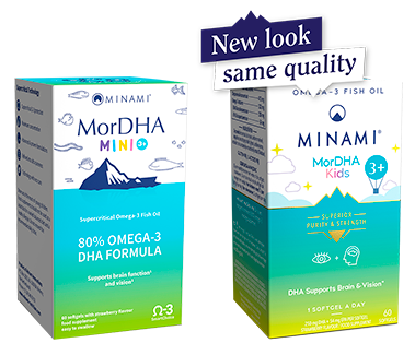 New Packaging MINAMI MorDHA Kids Omega-3 - 3